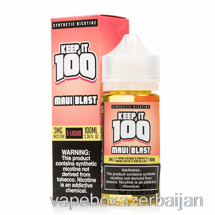 Vape Smoke Maui Blast - Keep It 100 E-Liquid - 100mL 3mg